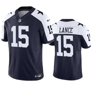 Trey Lance Dallas Cowboys navy Limited jersey