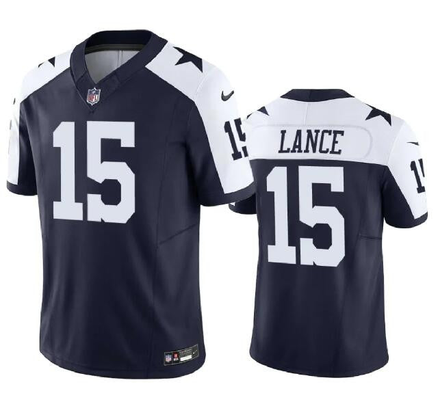 Trey Lance Dallas Cowboys navy Limited jersey