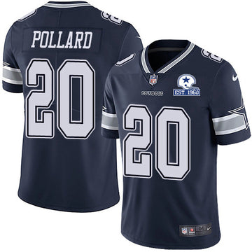 Tony Pollard Dallas Cowboys navy Untouchable jersey
