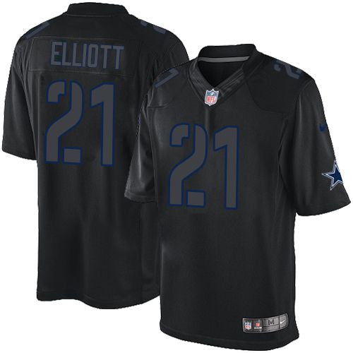 Ezekiel Elliott Dallas Cowboys black Limited jersey