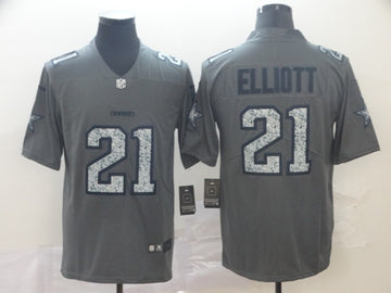 Ezekiel Elliott Dallas Cowboys gray Untouchable jersey
