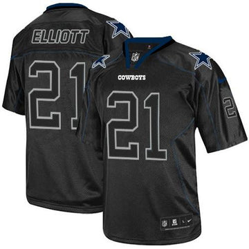 Ezekiel Elliott Dallas Cowboys black Elite jersey