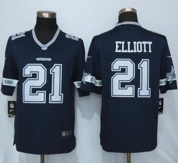 Ezekiel Elliott Dallas Cowboys navy Limited jersey
