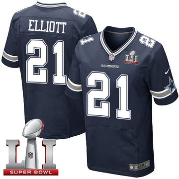 Ezekiel Elliott Dallas Cowboys navy Elite jersey