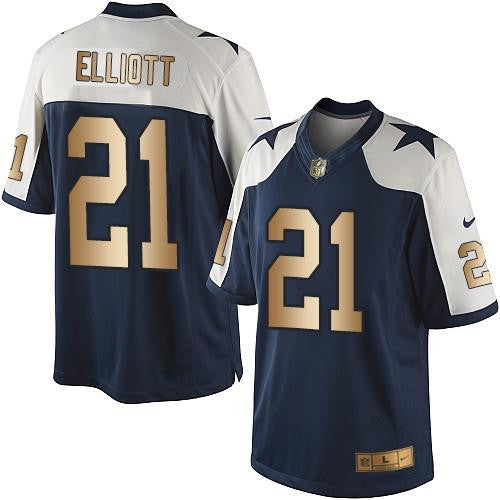 Ezekiel Elliott Dallas Cowboys navy Limited jersey
