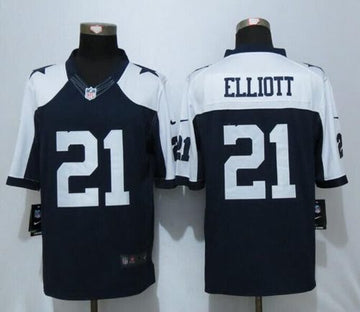 Ezekiel Elliott Dallas Cowboys navy Limited jersey