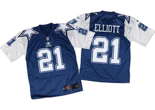 Ezekiel Elliott Dallas Cowboys navy Elite jersey