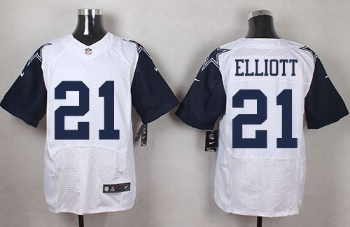 Ezekiel Elliott Dallas Cowboys white Elite jersey