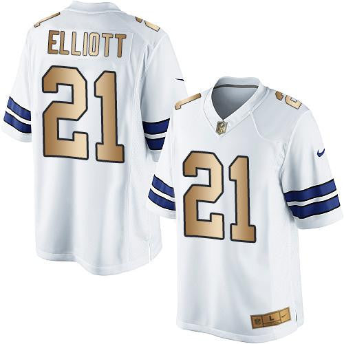 Ezekiel Elliott Dallas Cowboys white Limited jersey