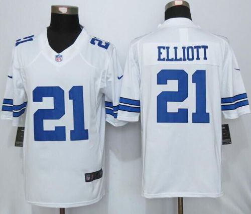 Ezekiel Elliott Dallas Cowboys white Limited jersey