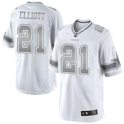 Ezekiel Elliott Dallas Cowboys white Limited jersey