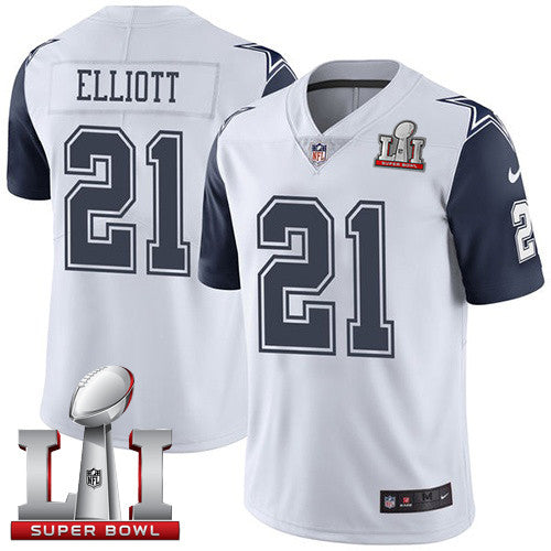 Ezekiel Elliott Dallas Cowboys white Limited jersey