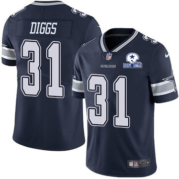 Trevon Diggs Dallas Cowboys navy Vapor jersey