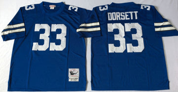 Tony Dorsett Dallas Cowboys blue Throwback jersey
