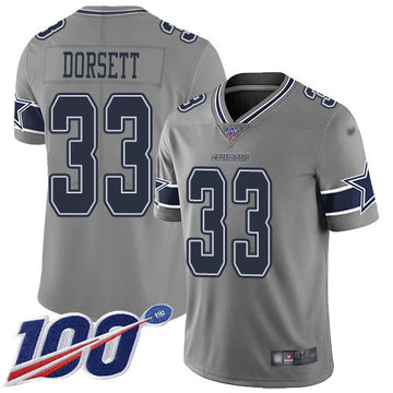 Tony Dorsett Dallas Cowboys gray Inverted Legend jersey