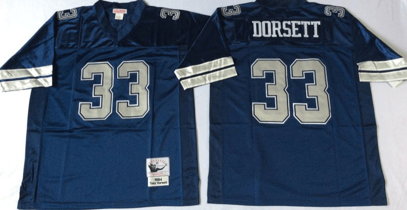 Tony Dorsett Dallas Cowboys navy Throwback jersey