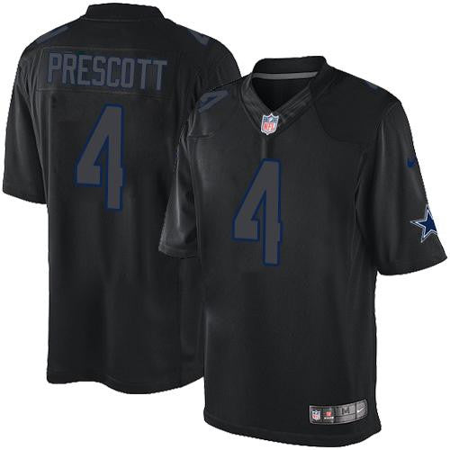 Dak Prescott Dallas Cowboys black Limited jersey