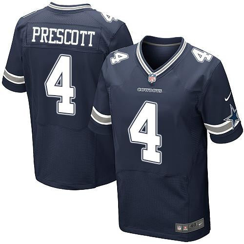 Dak Prescott Dallas Cowboys navy Elite jersey
