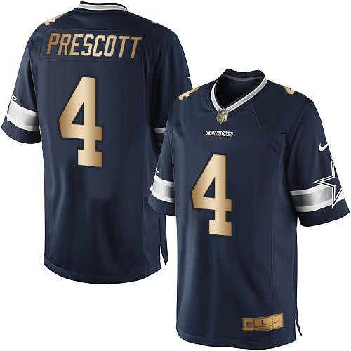 Dak Prescott Dallas Cowboys navy Limited jersey