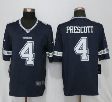 Dak Prescott Dallas Cowboys navy Limited jersey
