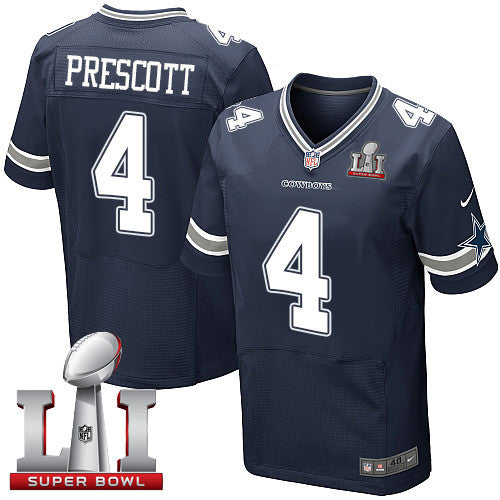 Dak Prescott Dallas Cowboys navy Elite jersey
