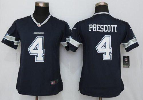 Dak Prescott Dallas Cowboys navy Limited jersey