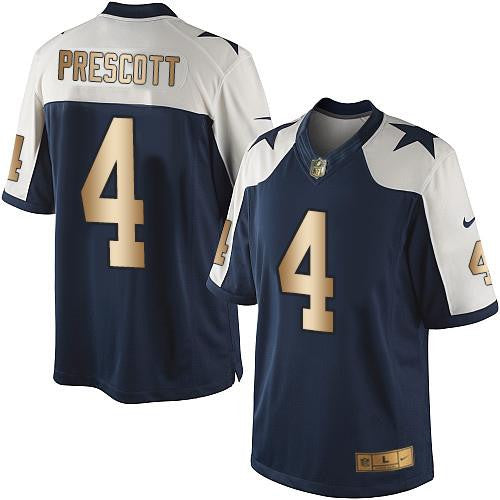 Dak Prescott Dallas Cowboys navy Limited jersey