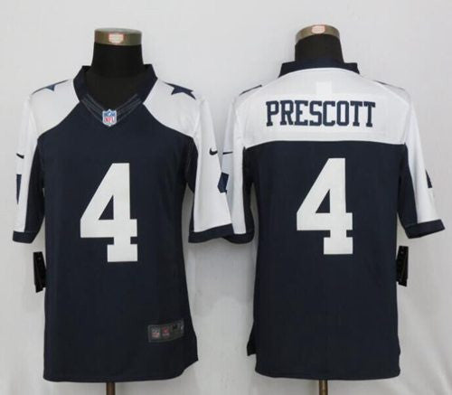 Dak Prescott Dallas Cowboys navy Limited jersey
