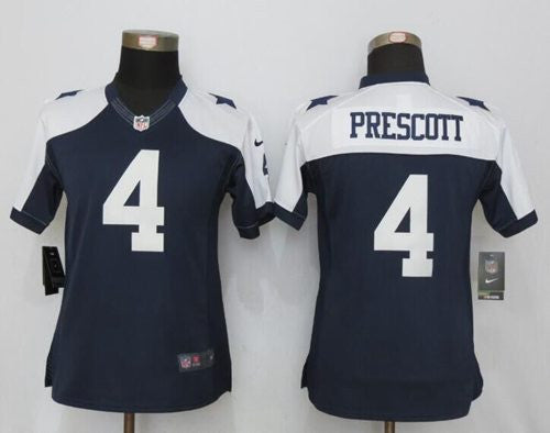 Dak Prescott Dallas Cowboys navy Limited jersey