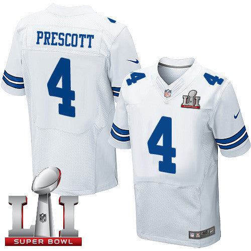 Dak Prescott Dallas Cowboys white Elite jersey