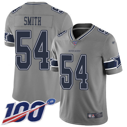Jaylon Smith Dallas Cowboys gray Inverted Legend jersey
