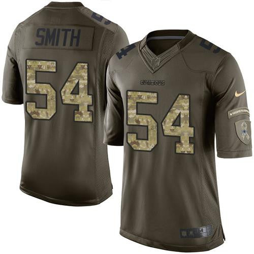 Jaylon Smith Dallas Cowboys green Salute To Service jersey