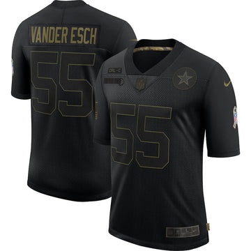 Leighton Vander Esch Dallas Cowboys black Salute To Service jersey