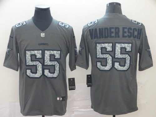 Leighton Vander Esch Dallas Cowboys gray Vapor jersey