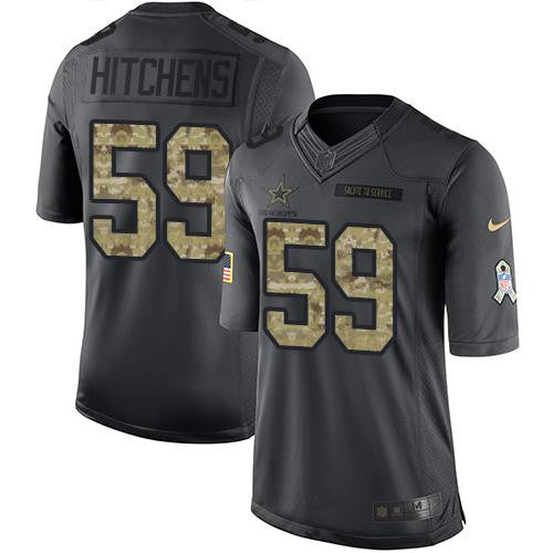 Anthony Hitchens Dallas Cowboys black Salute To Service jersey