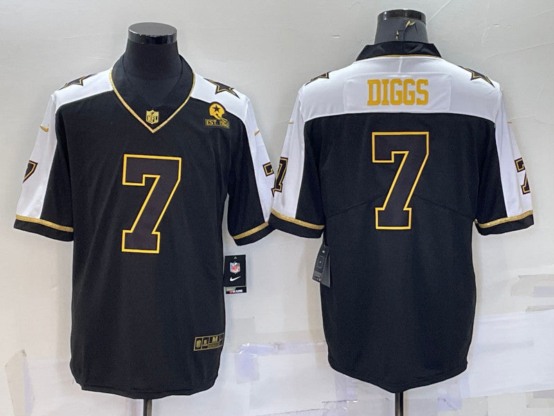 Trevon Diggs Dallas Cowboys black Limited jersey