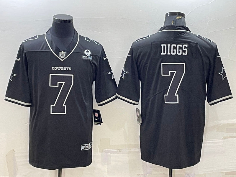 Trevon Diggs Dallas Cowboys black Limited jersey