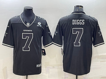 Trevon Diggs Dallas Cowboys black Limited jersey