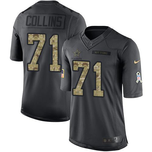 La'el Collins Dallas Cowboys black Salute To Service jersey