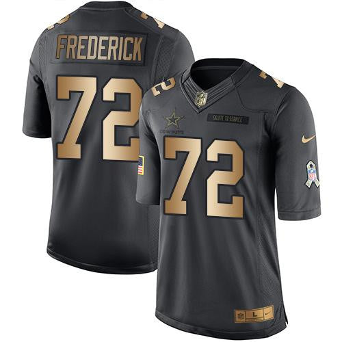 Travis Frederick Dallas Cowboys black Salute To Service jersey