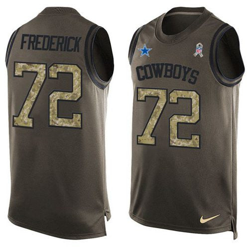 Travis Frederick Dallas Cowboys green Salute To Service jersey