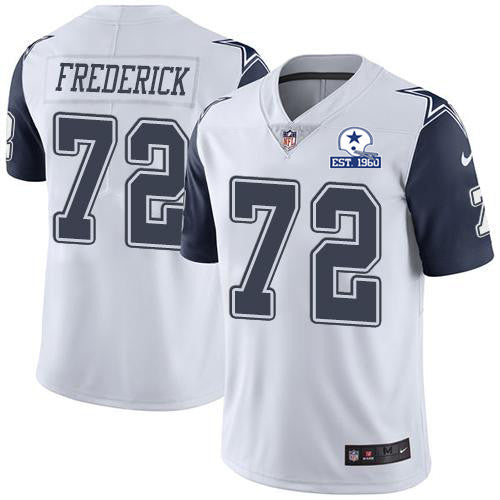 Travis Frederick Dallas Cowboys white Limited jersey