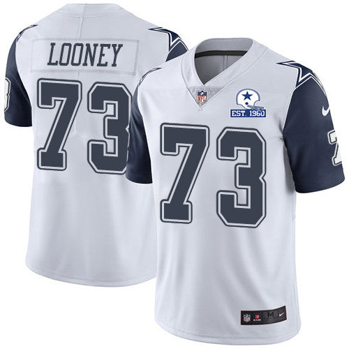 Joe Looney Dallas Cowboys white Limited jersey