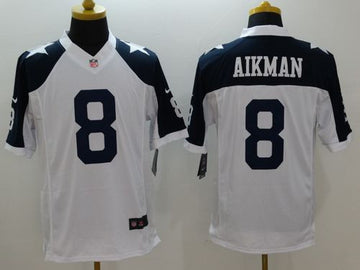 Troy Aikman Dallas Cowboys white Limited jersey