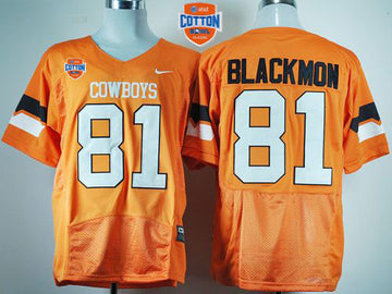 Justin Blackmon Oklahoma State Cowboys orange jersey