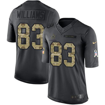 Terrance Williams Dallas Cowboys black Salute To Service jersey