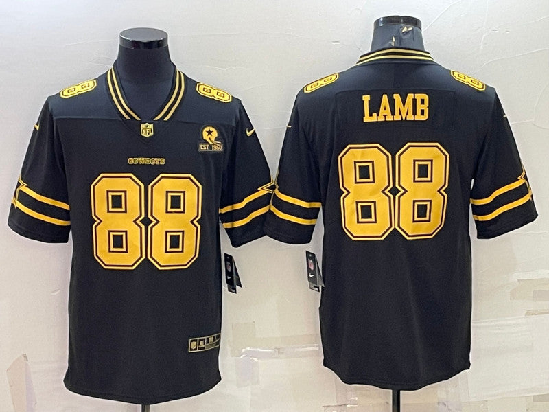 CeeDee Lamb Dallas Cowboys black Vapor jersey