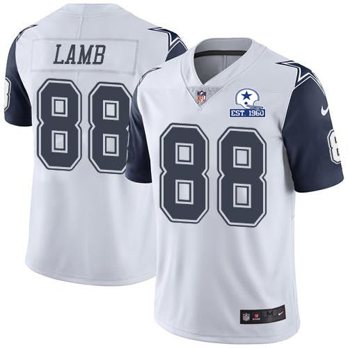 CeeDee Lamb Dallas Cowboys white Limited jersey