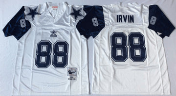 Michael Irvin Dallas Cowboys white Throwback jersey