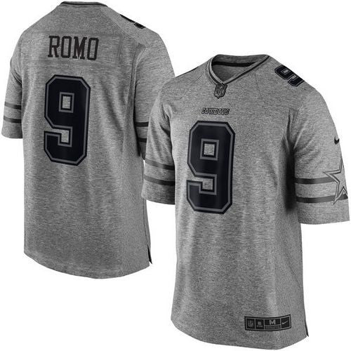 Tony Romo Dallas Cowboys gray Limited jersey